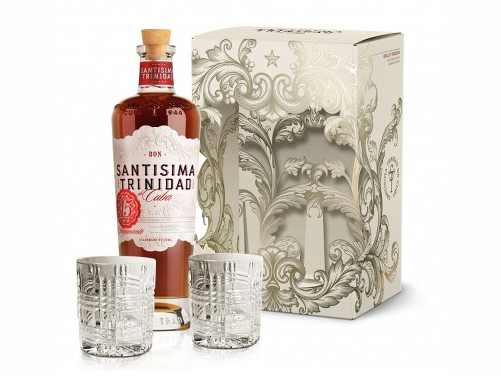 Santisima Trinidad 15 Años con 2 Vasos