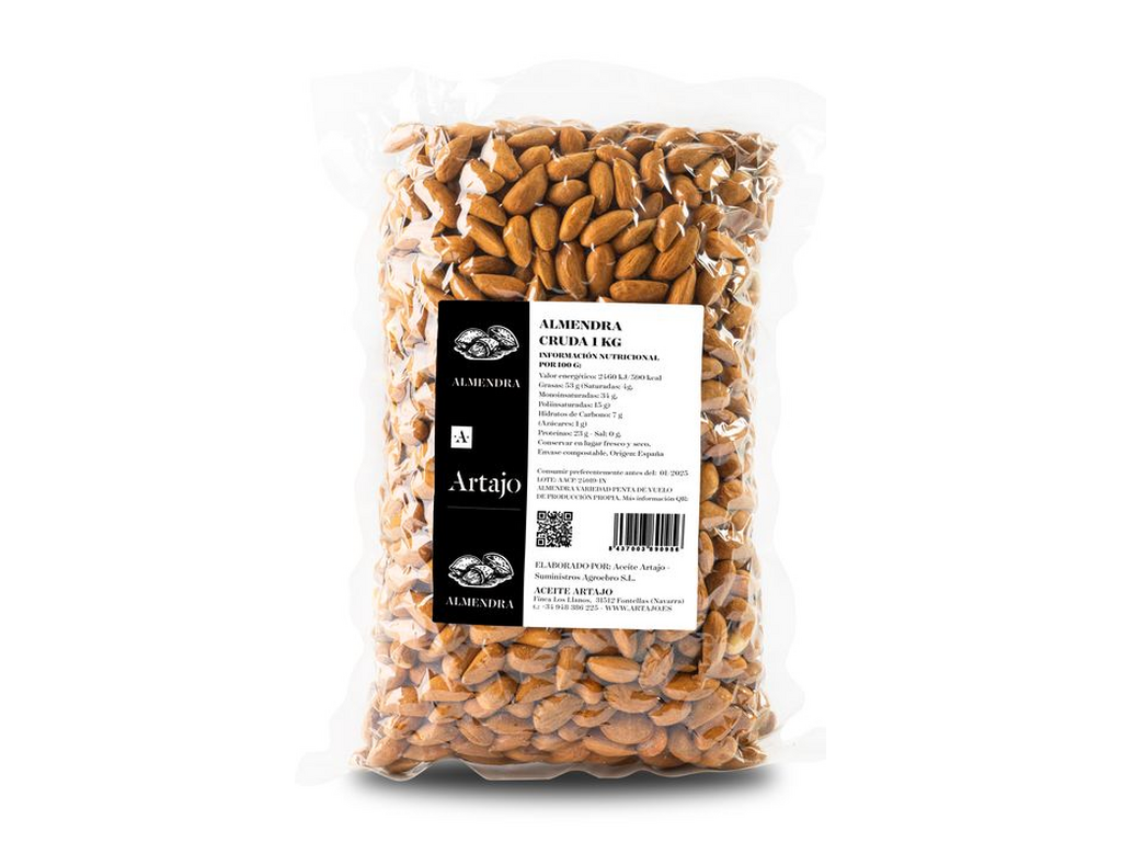 Almendra Tostada con Sal 1 Kg