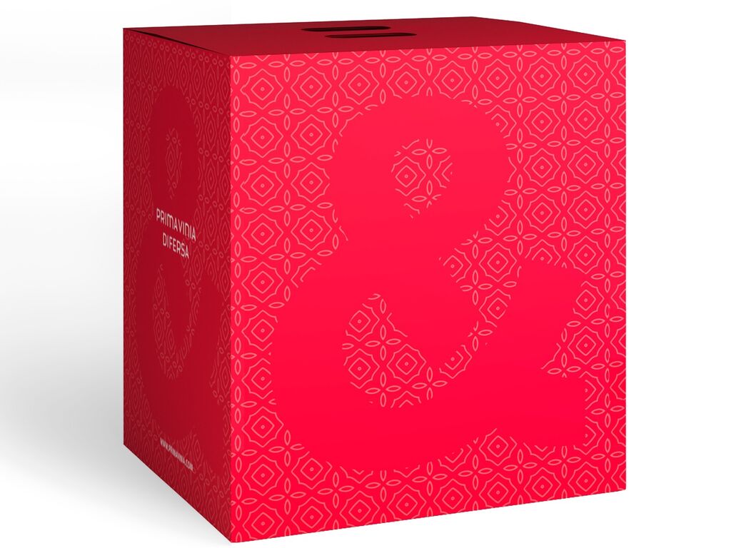 Caja cartón especial navidad vacia