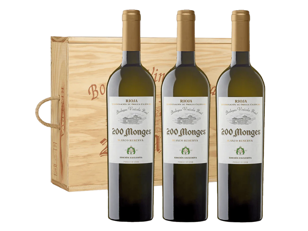Estuche 200 Monges Blanco 2010 3 Botelllas