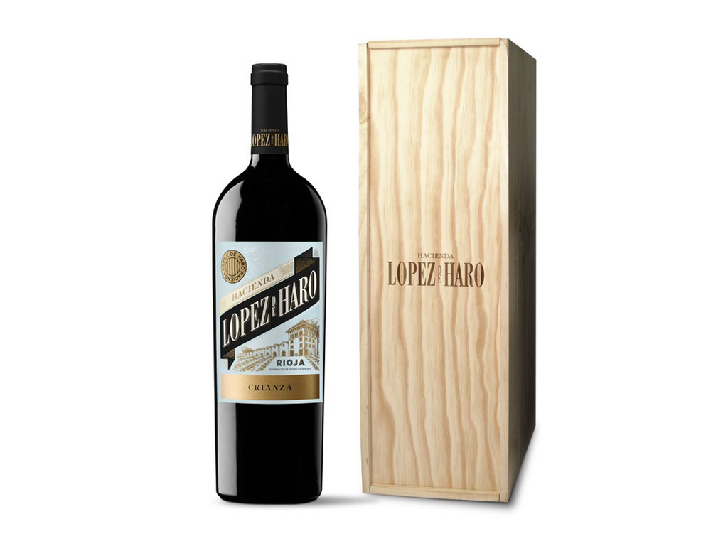 Estuche H. Lopez de Haro Crianza 2015 Madera