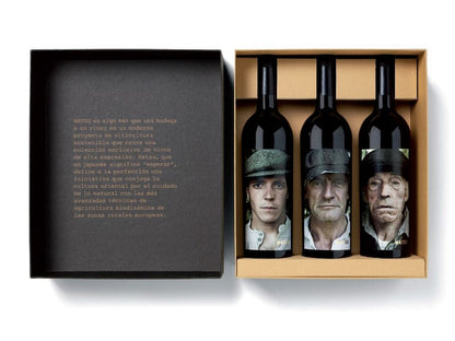 Estuche Matsu 3 Botellas. El Picaro  El Recio y El Viejo
