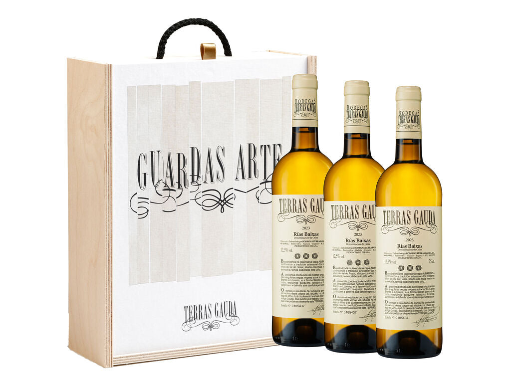 Terras Gauda Estuche Madera 3 botellas