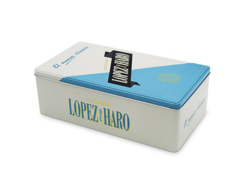 Estuche Metálico 2 botellas H. Lopez de Haro Crianza